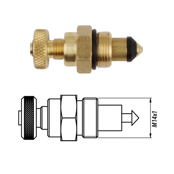 Вентиль в сборе для мультиклапана M14x1