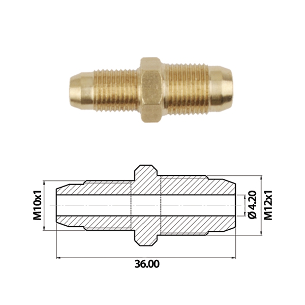 Переходник M10x1 / M12x1